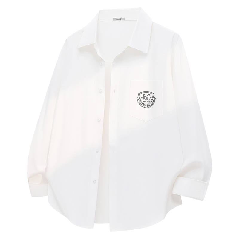 MINISO MINISO Shirts Unisex Lapel Moderate Workwear