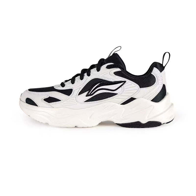 Li-Ning Li Ning Sports Life Collection Synthetic Leather Fashion Trend Cushioning Rebound Low top Casual Shoes Unisex