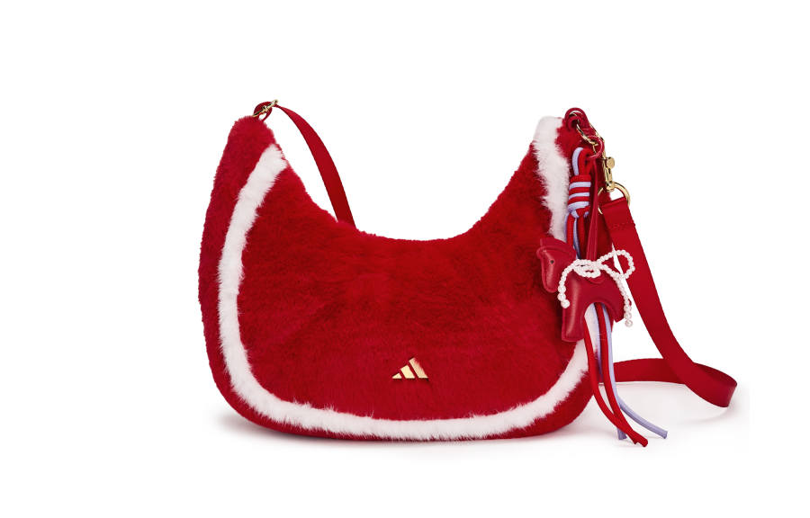 Adidas Adidas Fabric Handbag, Shoulder Bag Regular Women's Red