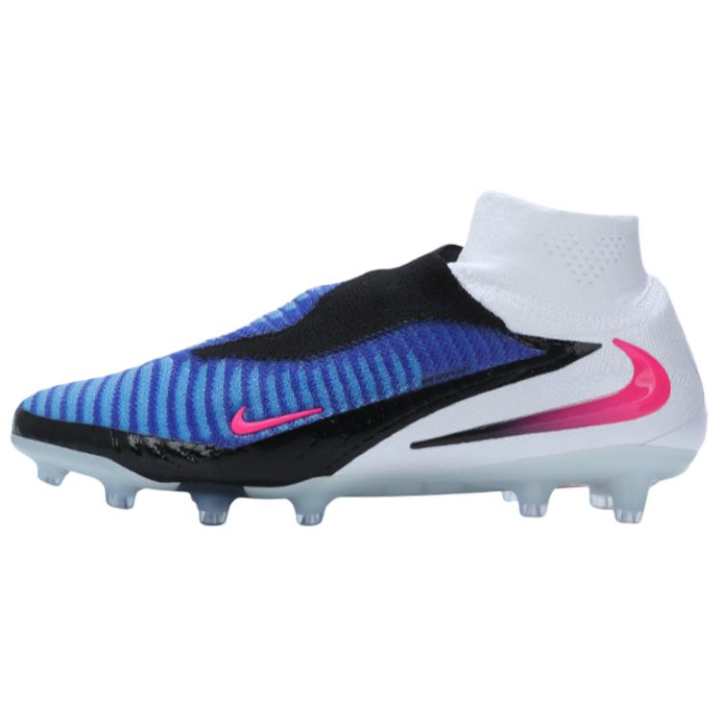 Nike Nike Phantom 6 AG Artificial Ground Artificial Turf Fabric Abrasion Resistant Soccer Shoes Men's Blue White