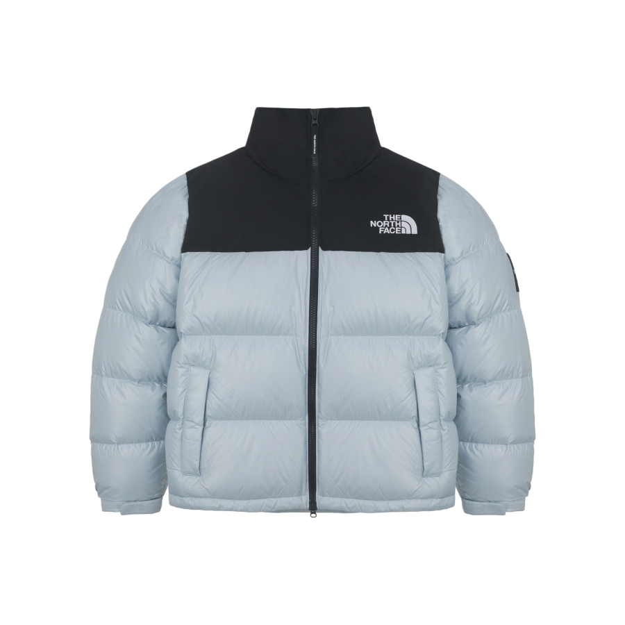 THE NORTH FACE Nuptse RDS Down Jacket Unisex Armbands Style Ether Blue