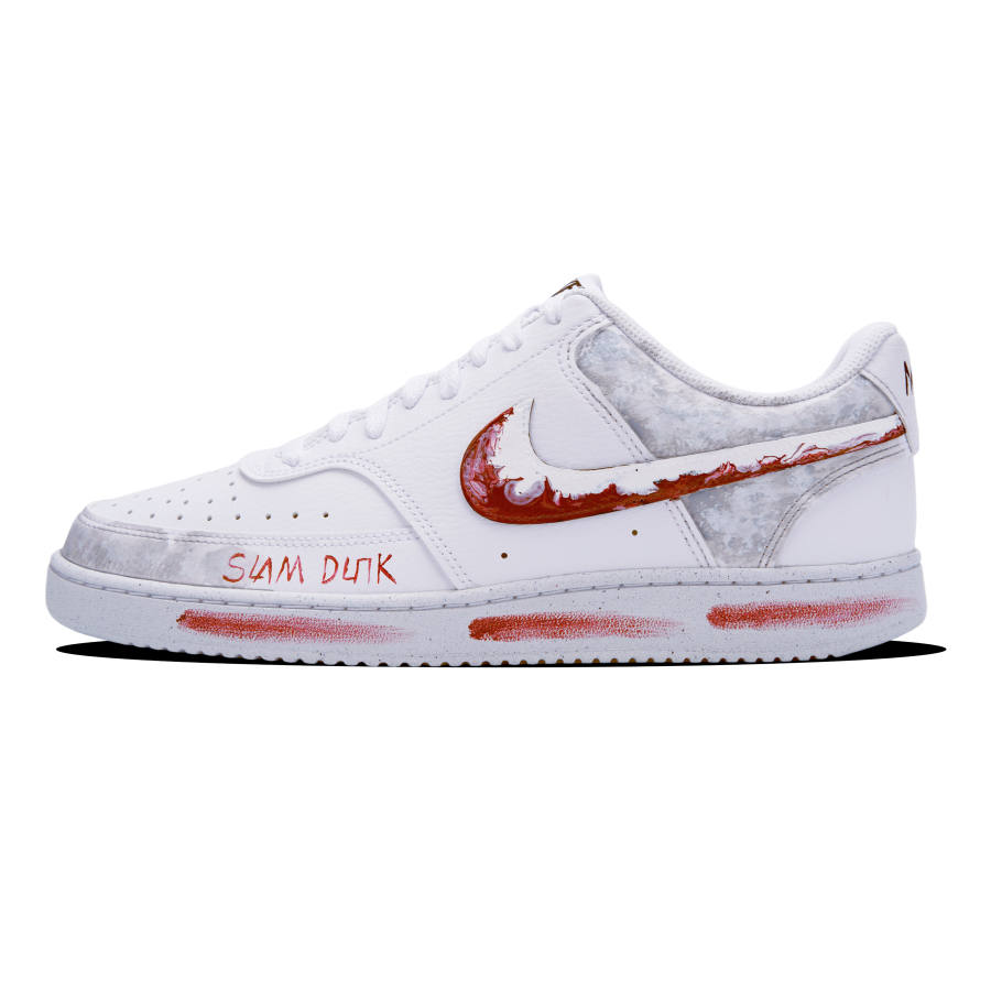 Nike Nike Court Vision 1 Ten Low top Skateboard Shoes Unisex White