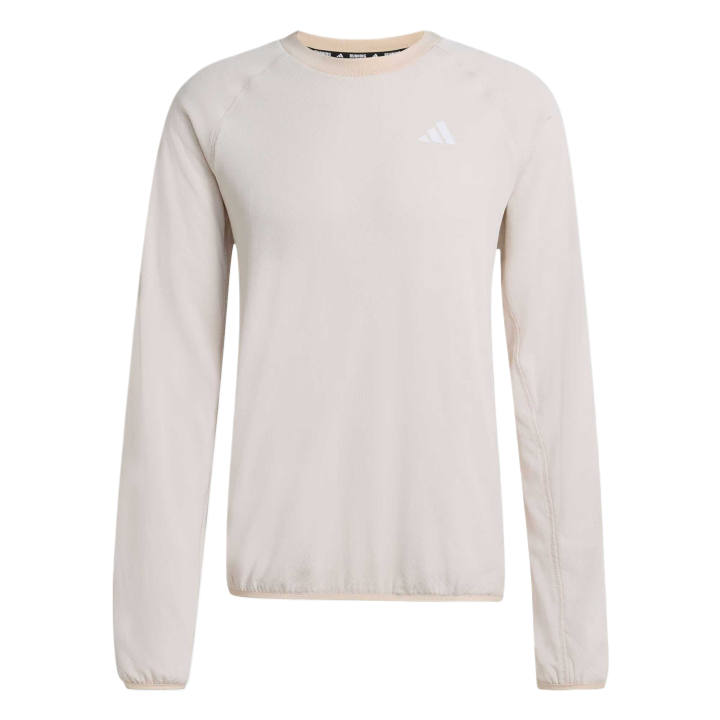 Adidas Adidas Sweatshirts Men's Linen Crystal Brown Crew Neck Moderate Regular