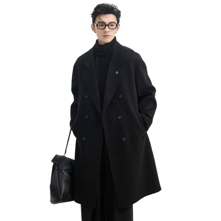 EARL JOEL Coats Unisex Suit Collar Moderate Straight Fit