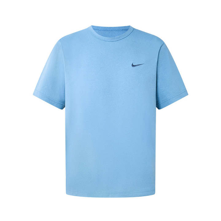 Nike Nike T Shirts Men's Blue Crew Neck Moderate
