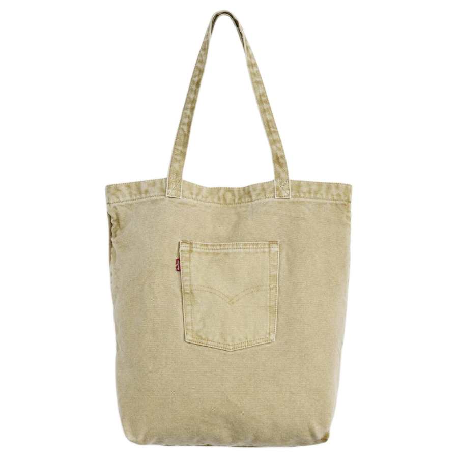 Levis Cotton Tote Bag, Shoulder Bag Women's Tan