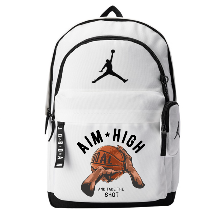 Jordan Jordan Polyester Backpack Regular Unisex White