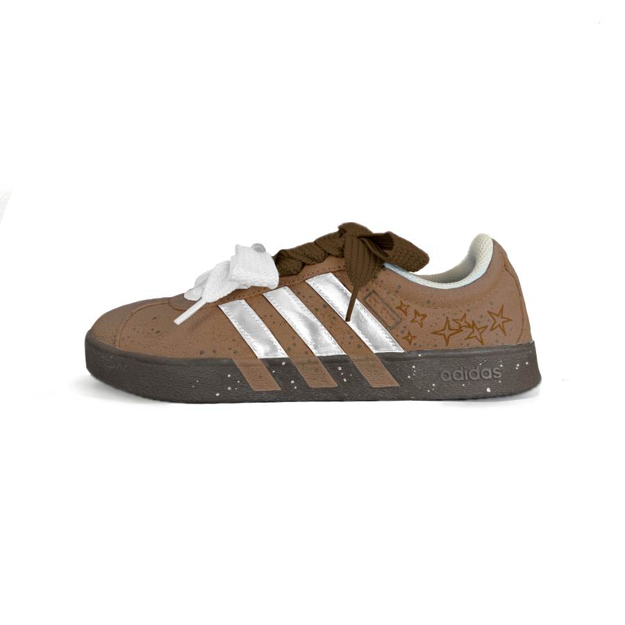 Adidas Adidas VL COURT 2.0 Cushioning, Wear Resistant Low top Skateboard Shoes Unisex Brown