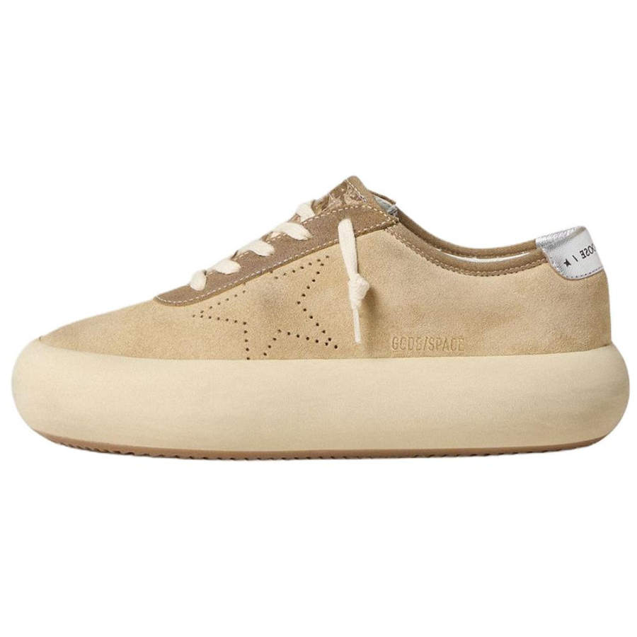 Golden Goose Space Star Low top Casual Shoes Women's Light Brown
