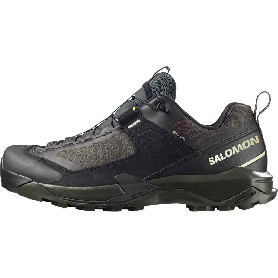 SALOMON X Ultra ALPINE Textile, Leather Cushioning Abrasion Resistant Waterproof And Breathable Coverage