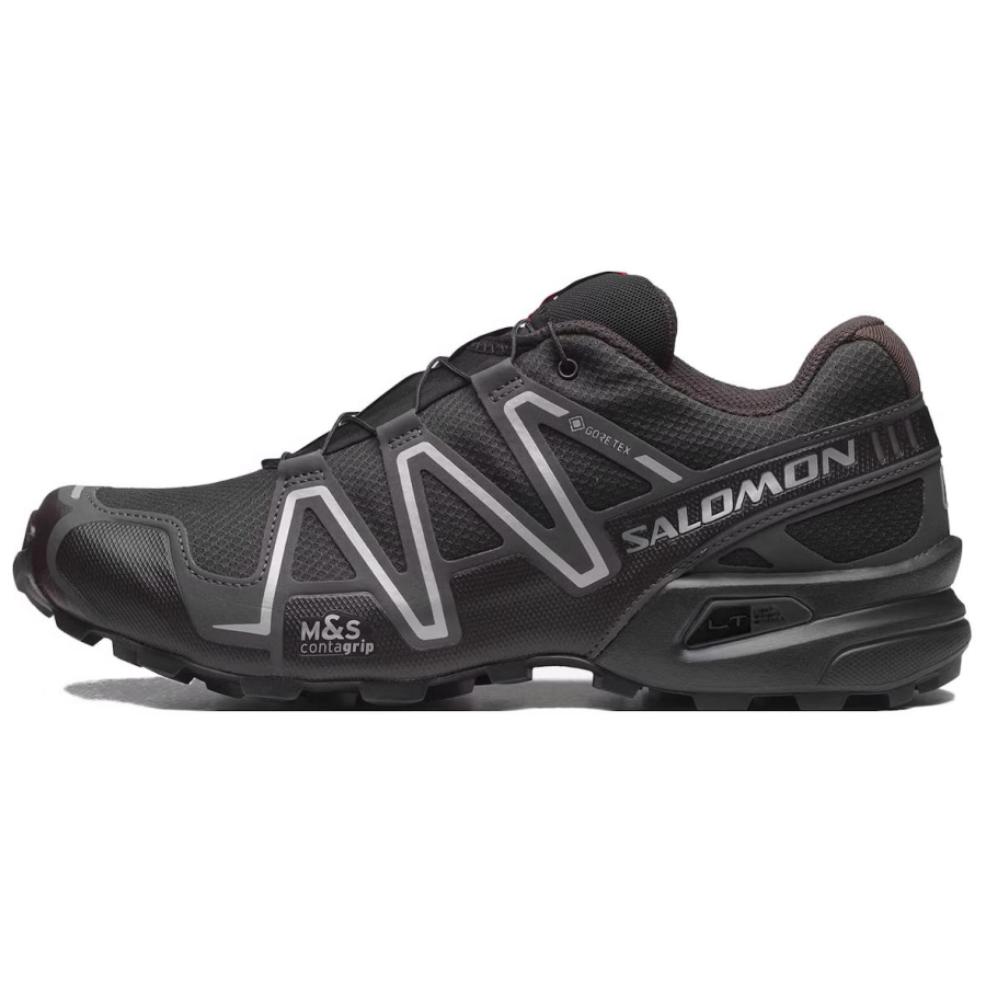 SALOMON Speedcross 3 Fabric Slip Resistant, Abrasion Resistant, Waterproof Low top Running Shoes Unisex Black