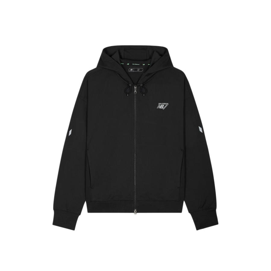 New Balance New Balance Sweatshirts Unisex Black Hooded Moderate Regular