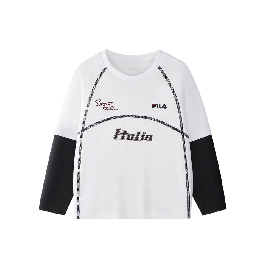 FILA KIDS Long Sleeved Standard White Kids'