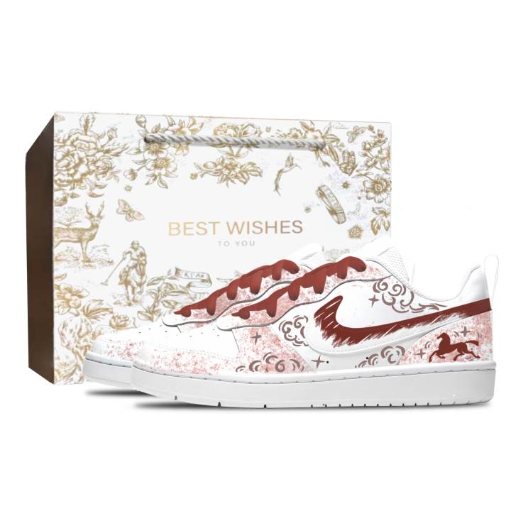 Nike Nike Court Borough Leather Low top Kids' Skateboarding Shoes Unisex