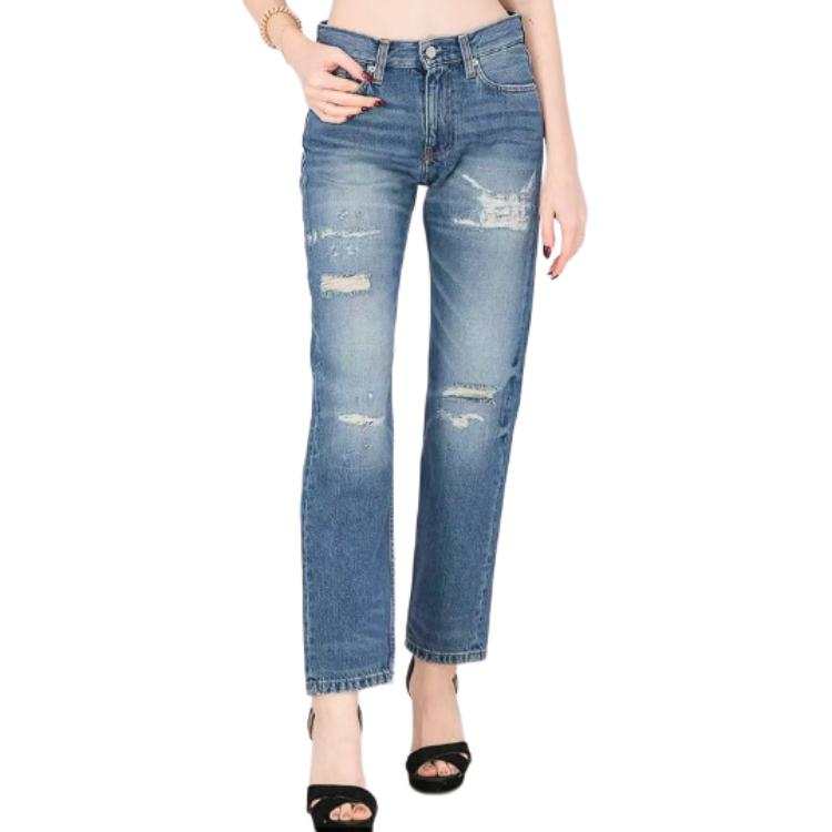 Calvin Klein Jeans Women's Indigo Moderate Straight Fit Pants