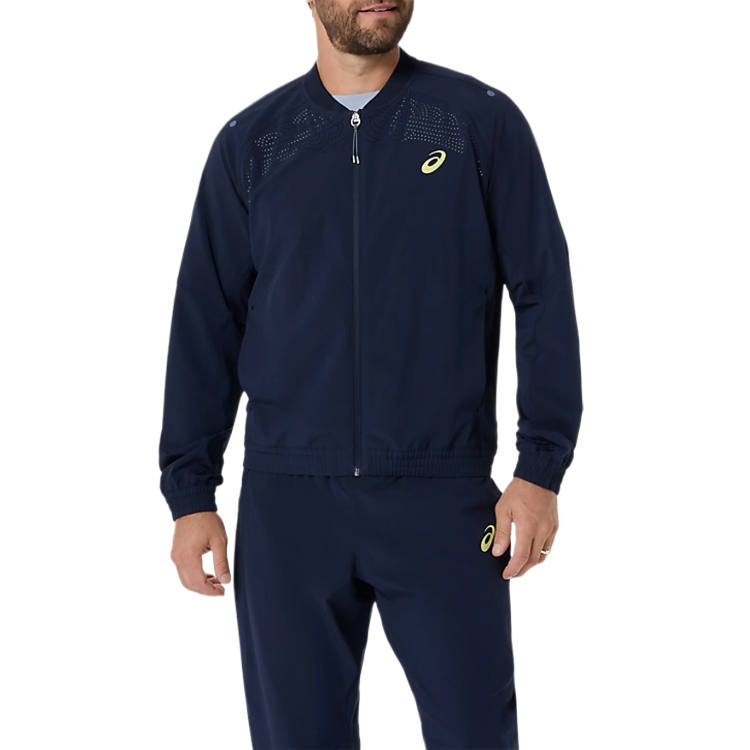ASICS ASICS Jackets Men's Midnight Baseball Collar Moderate Pilot