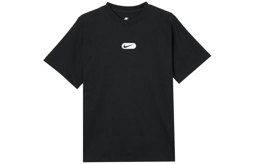 Nike Nike Swoosh Drop Shoulder Sleeve T Shirt Women's Black