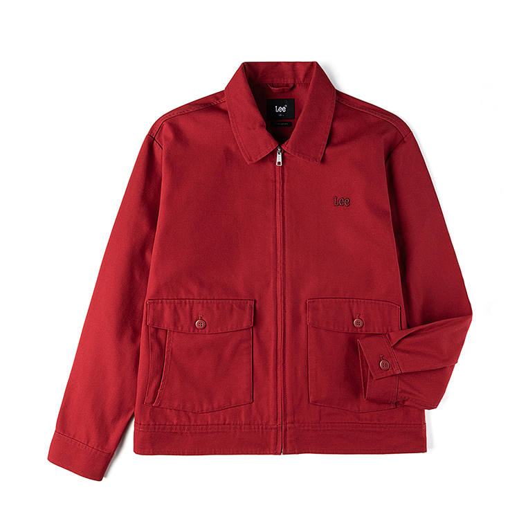 Lee Lee Jackets Unisex Red Lapel Moderate Other