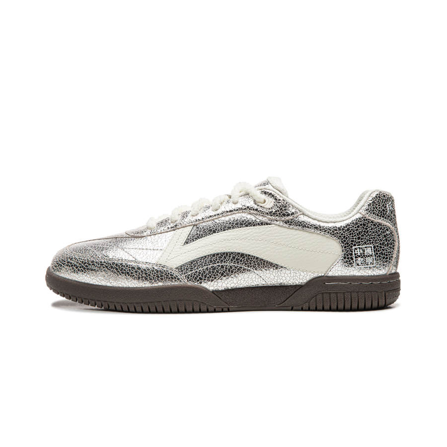 Li-Ning Li Ning Low top Casual Shoes Unisex Silver White