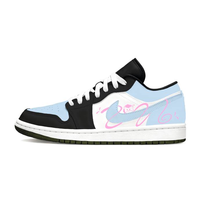 Jordan Jordan Air Jordan 1 Cute Horse Welcomes Spring Slip Resistant, Abrasion Resistant, Breathable Low top