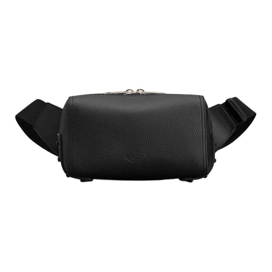 TOD'S Calfskin Fanny Pack Mini Men's Black