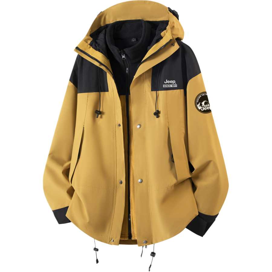 Jeep Jackets Unisex Hooded Fleece Lined Workwear