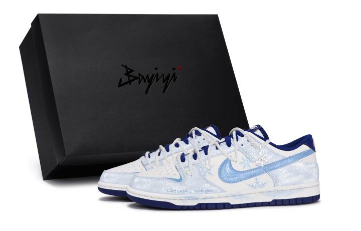 Nike Nike Dunk LOW RETRO Slip Resistant Slip Resistant Low top Skateboard Shoes Men's Blue White