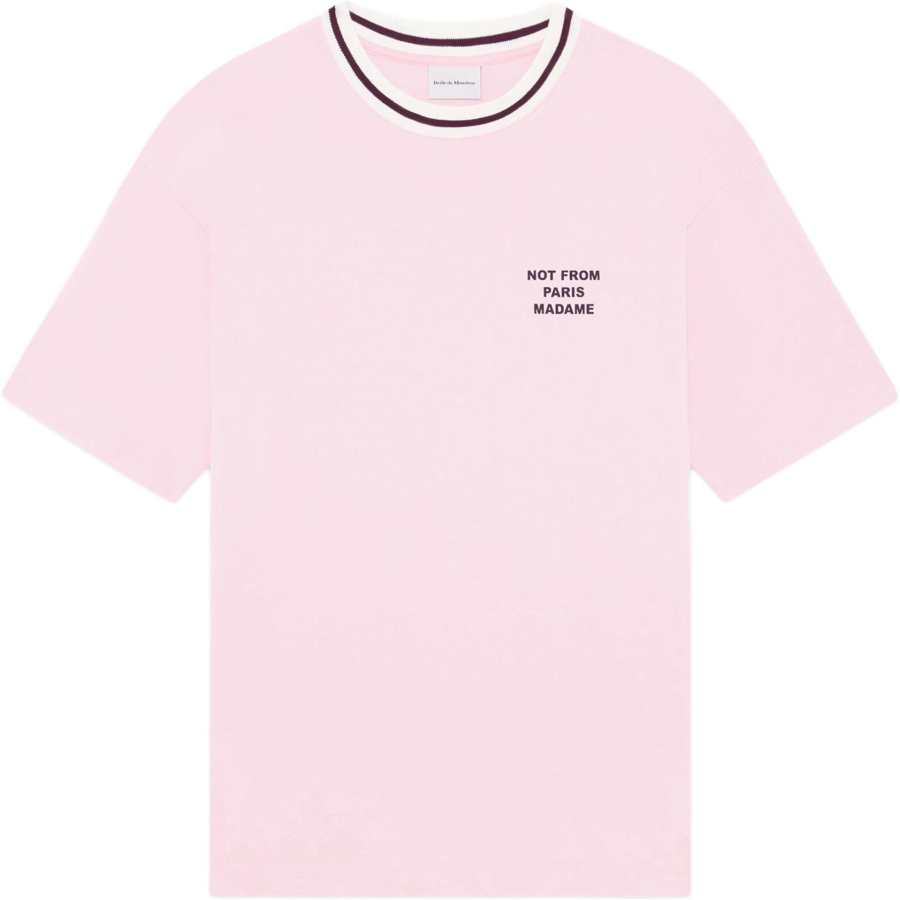 Drole De Monsieur ribbed-trim T-shirt