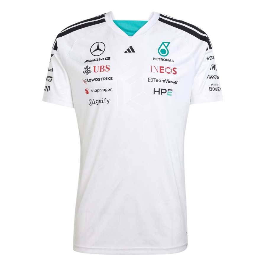 Adidas Adidas MERCEDES AMG PETRONAS FORMULA 1 TEAM JERSEY Quick Dry T Shirts Men's
