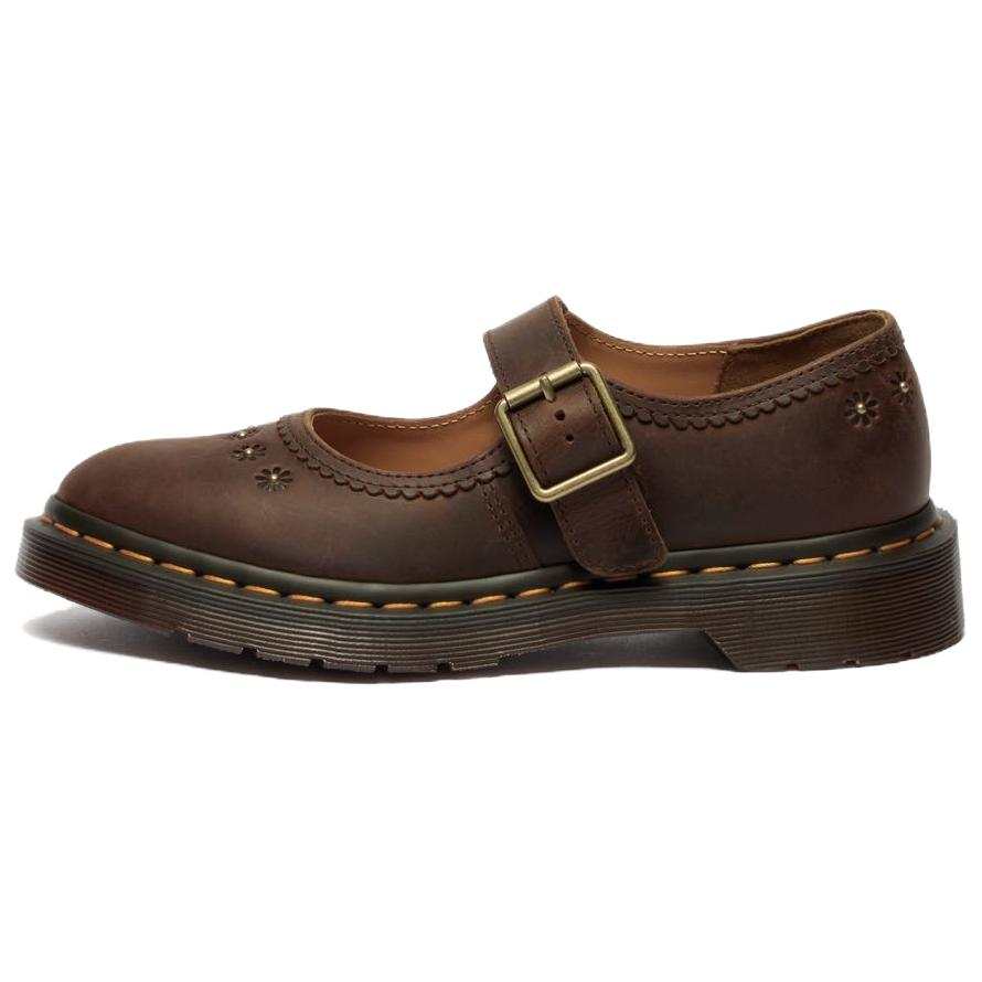 Dr.Martens Originals Chunky Heel Mary Jane Shoes Women's Brown