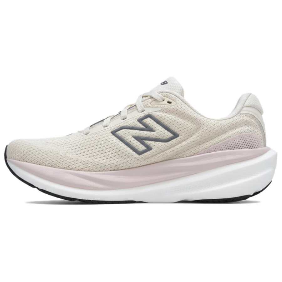 New Balance New Balance 1080v15 Comfortable Synthetic Leather Running Shoes Women's Beige