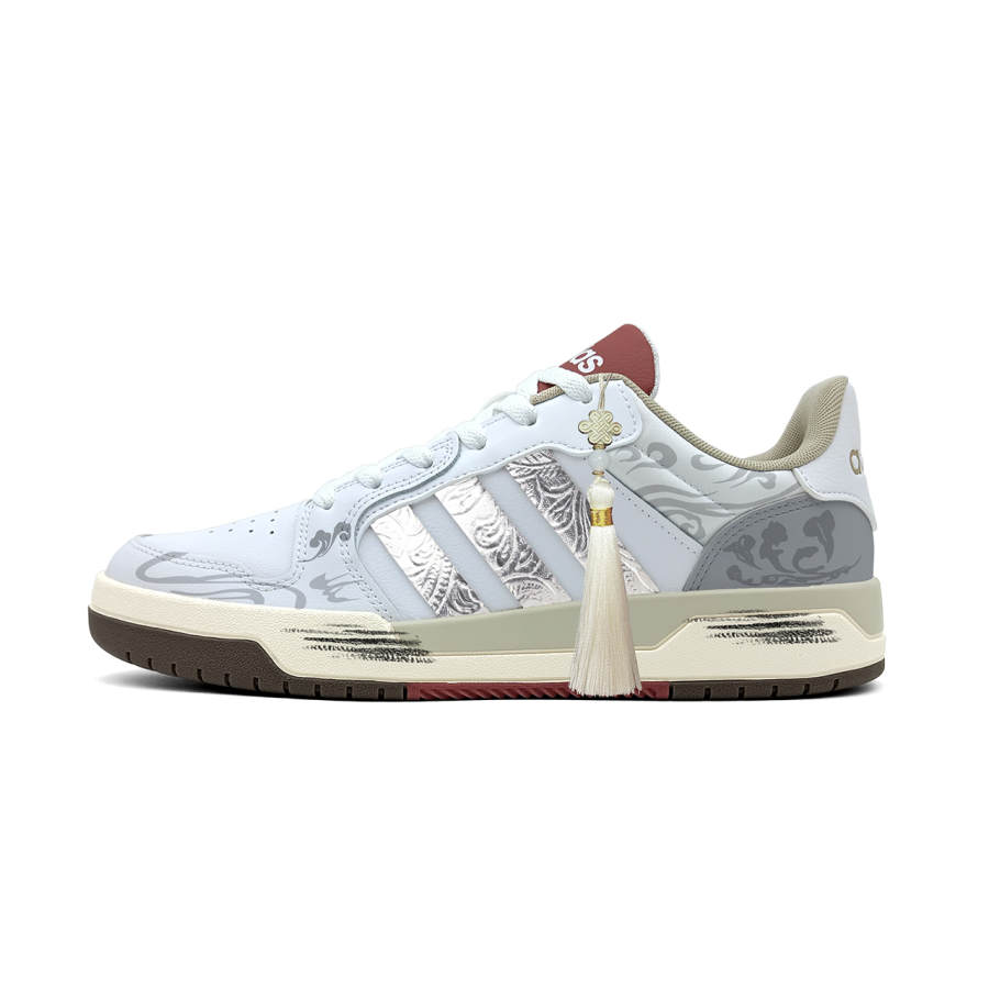 Adidas Neo Entrap Low top Skateboard Shoes Unisex Beige Blue