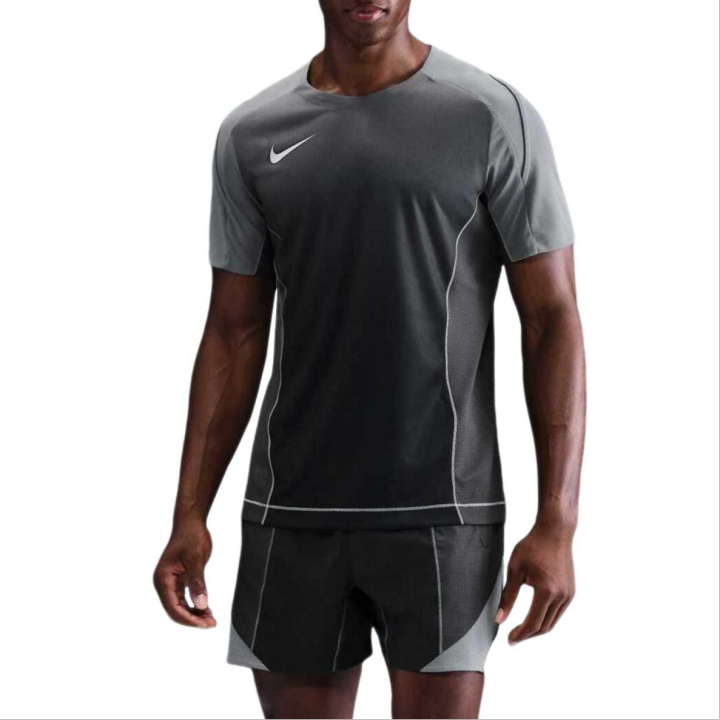 Nike Nike Soccer Jerseys Men's Smoke Gray/Black/Smoke Gray/Photon Dust Moderate Straight Fit