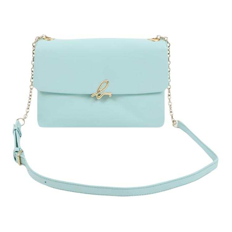 Agnes B. Agnes B. logo-clasp leather crossbody bag