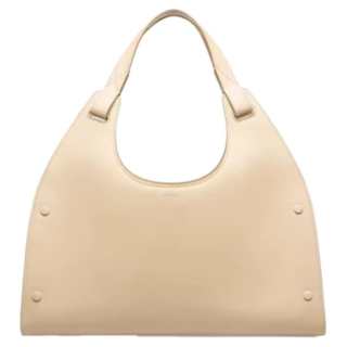 BALLY Calfskin Handbag Women's Beige