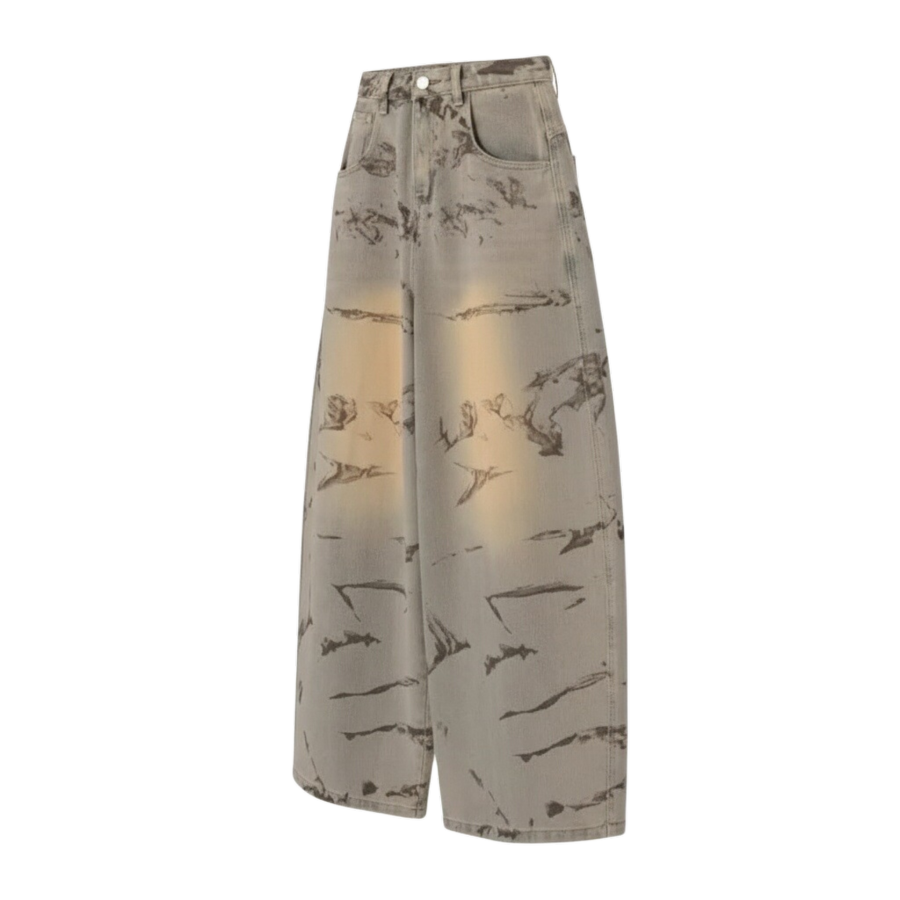 Sugarfunk Sugarfunk Jeans Women's Blue Moderate Wide Leg Pants