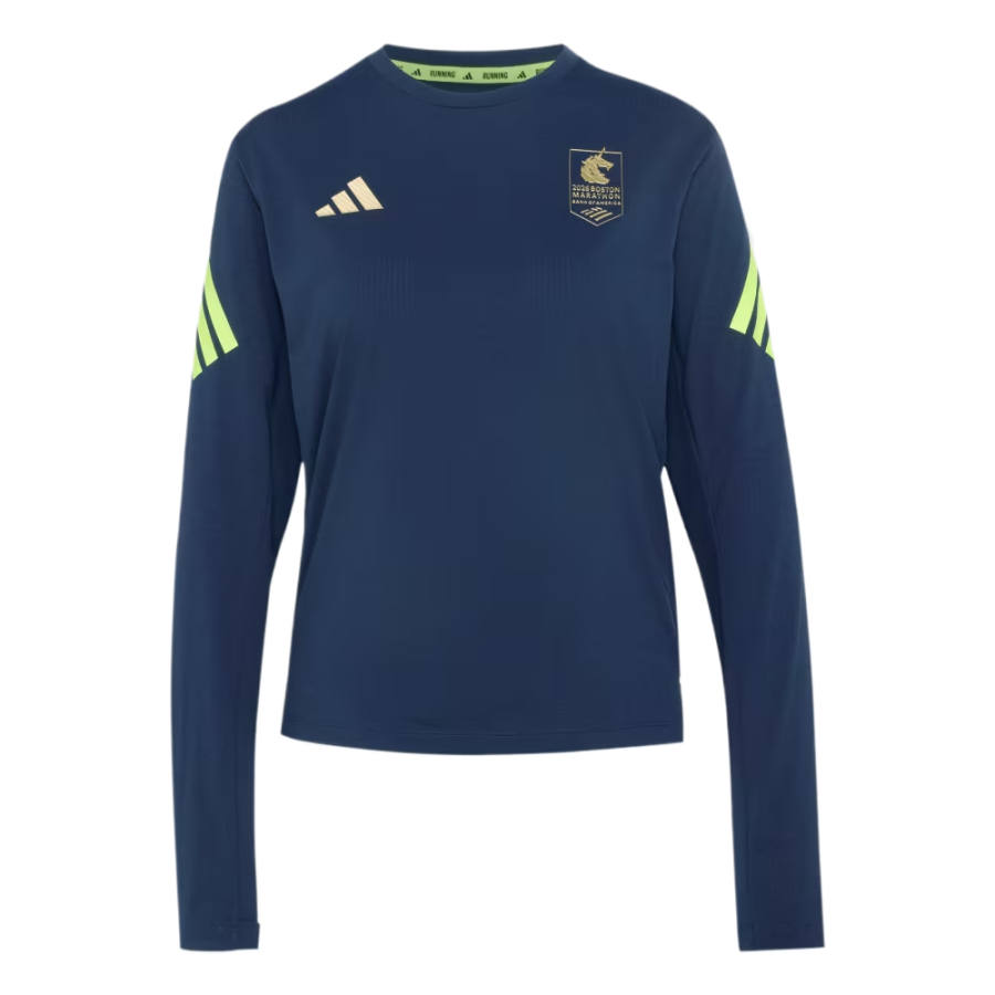 Adidas Adidas Boston Marathon Running T Shirt Women's Aurora Ink