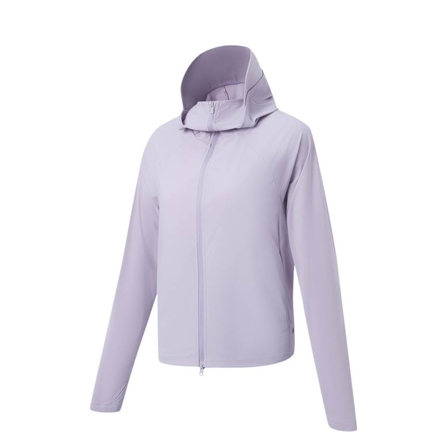 Li-Ning Li Ning Fitness Series Workout Clothing Coat Women's Taro Paste Purple