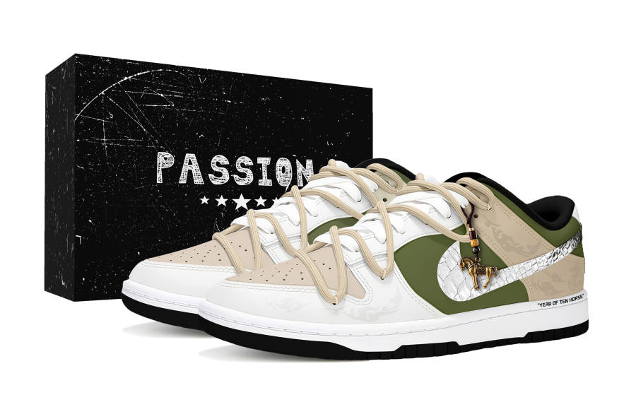 Nike Nike Dunk Qingci Tianyuan Box Slip Resistant Cushioning Slip Resistant Cushioning Low top Skateboard Shoes Women's