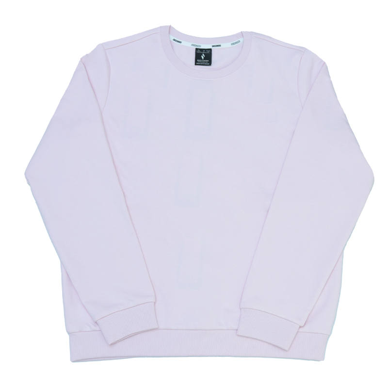 Skechers Sweatshirts Women's Gray Pink Crew Neck Moderate Regular