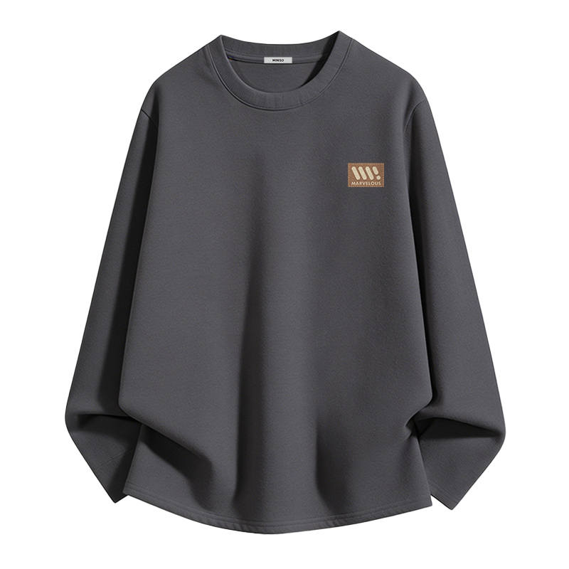 MINISO T Shirts Unisex Crew Neck Moderate Heavyweight
