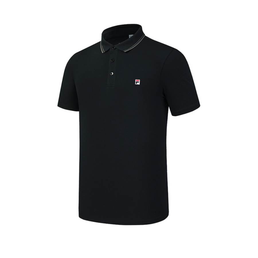 FILA Tennis Polo Shirt Men's Black