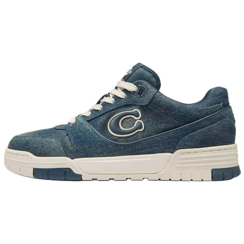 COACH Soho Denim Low top Skateboard Shoes Women's Denim