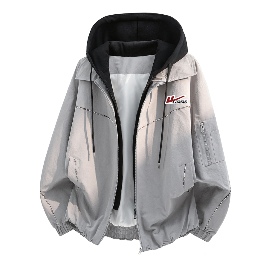 WARRIOR WARRIOR Jackets Unisex Hooded Moderate Mock Two Piece