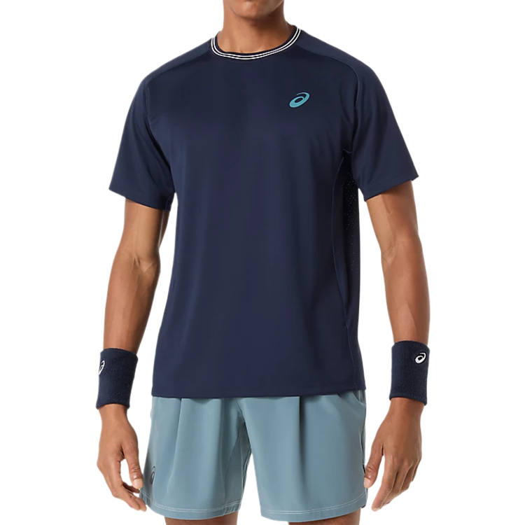ASICS ASICS Game T Shirts Men's Midnight Crew Neck Moderate