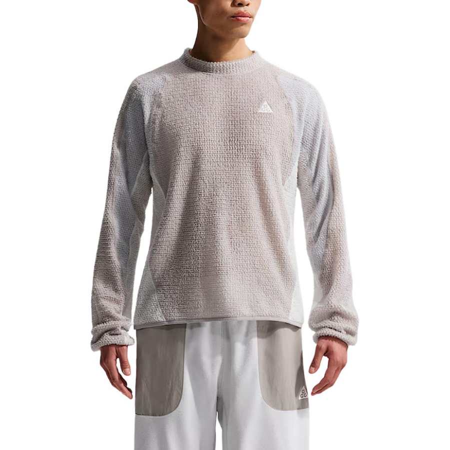 Nike Nike ACG Sweatshirts Men's University Gray/Mist Gray/Dust Photon/Mountain White Crew Neck Moderate