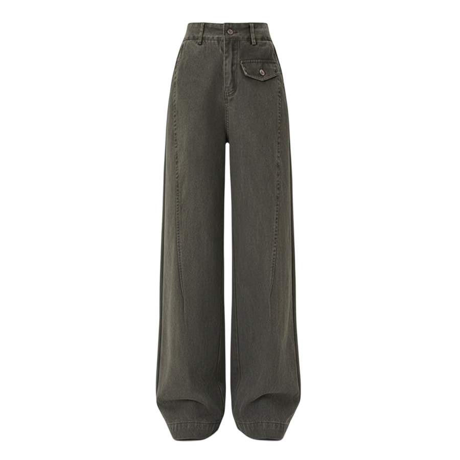 Sugarfunk Sugarfunk Jeans Women's Green Moderate Cargo Pants