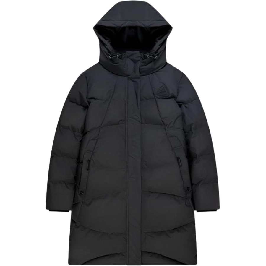 PEAK PEAK Down Jackets Unisex Black Hooded Moderate