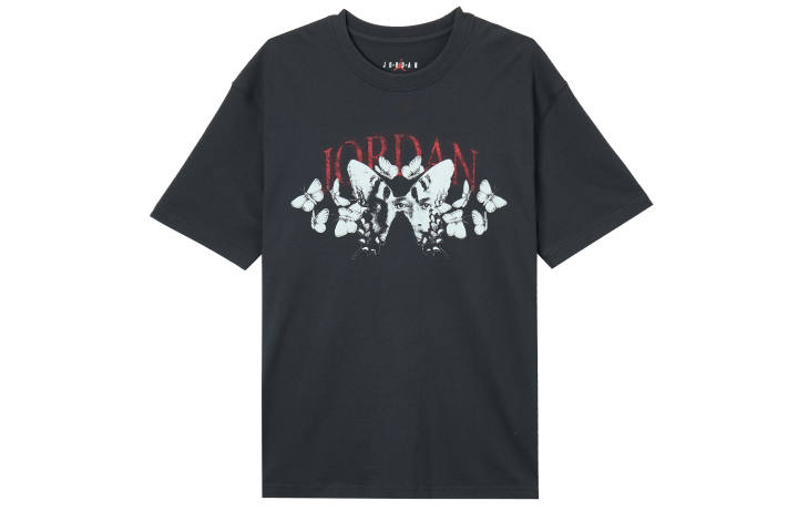 Jordan Jordan Drop Shoulder Sleeve T Shirt Women's Gray Black