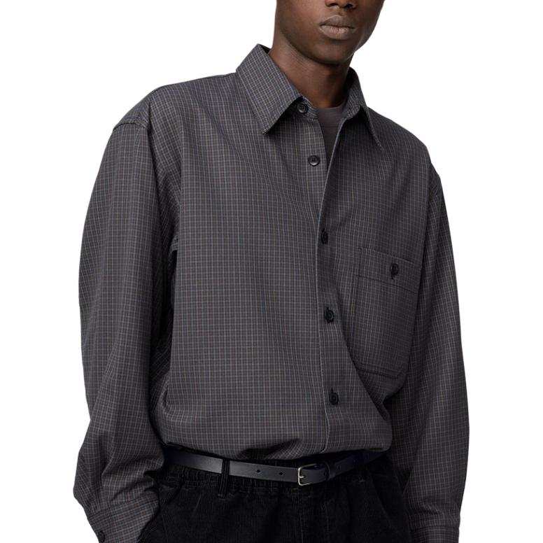 UNIQLO Shirts Unisex Dark Gray Moderate